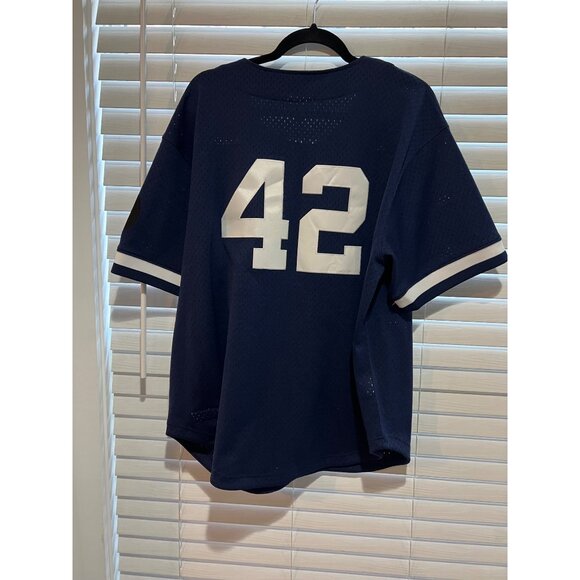 Mitchell & Ness New York Yankees 1998 Authentic Batting Practice #42 Jersey NWT - Picture 7 of 7